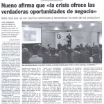 Imagen del "clipping" de la noticia